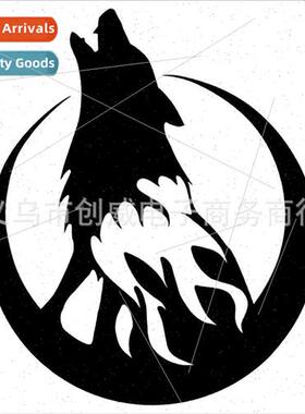 Wolf totem car stickers reflective body stickers wolf howlin