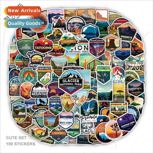 100  Nature Park Graffiti s ggage Trolley Case Guitar Laptop