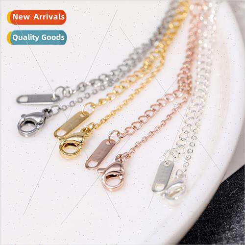 diy jewelry handmade materials titanium steel 18K gold chain
