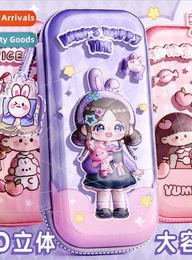 EVA pencil case large capacity 3D cartoon three-layer multif