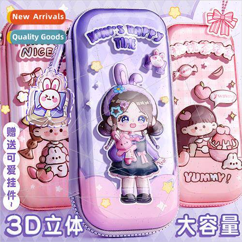 EVA pencil case large capacity 3D cartoon three-layer multif