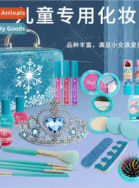 Ice and snow set play house simulation cosmetics makeup bag