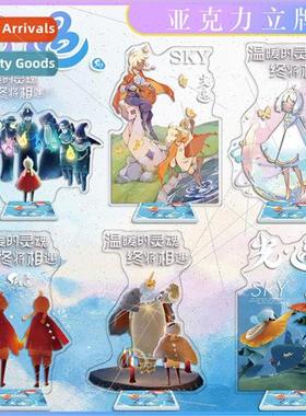 Sky light encounter  acrylic 16cm standing card with mannequ