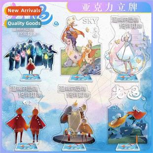 acrylic 16cm standing Sky with encounter card mannequ light