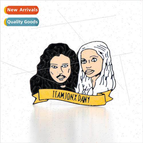 Mother of Dragons Brooch Jon Snow Danielis Head Badge