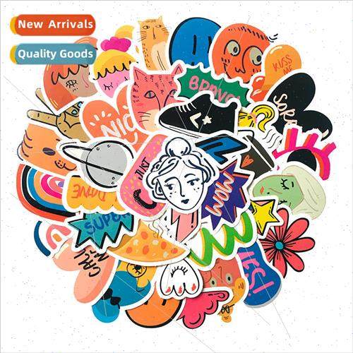 Sketch 37 handbook stickers cartoon cat ins  avatar suitcase