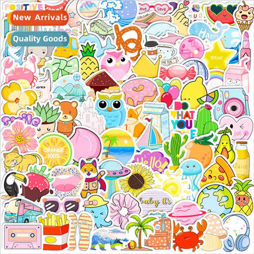 100 small size 4cm small fresh animal mix children cute cart