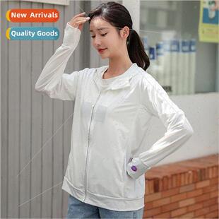 2023 summer new sunscreen clothing women long-sleeved sunscr