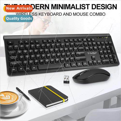T-WOLF New TF300 Wireless Keyboard and Mouse Wireless Set La