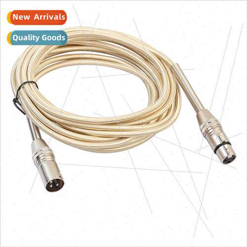 Copper Clad Aluminum Braided Mesh XLR Cable Double Shield Re
