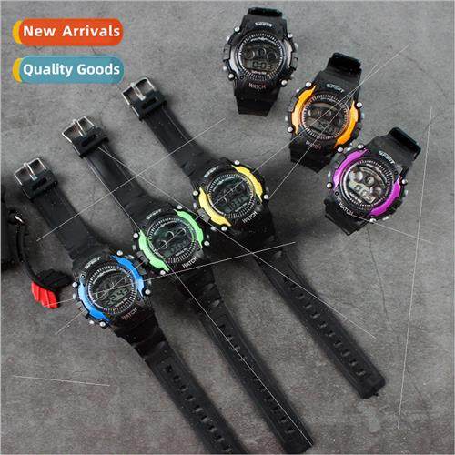 Colorful childrens watch small dial electronic watch waterpr