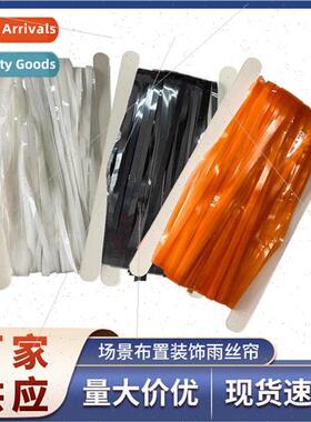 Halloween background scene layout Christmas decoration rain