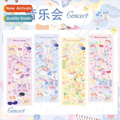 Concert laser love beans decoration ins  waterproof diary ha