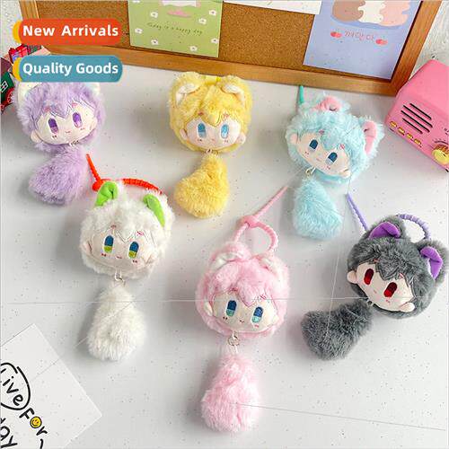 Soft cute elf doll keychain students cute bag pendant girl d