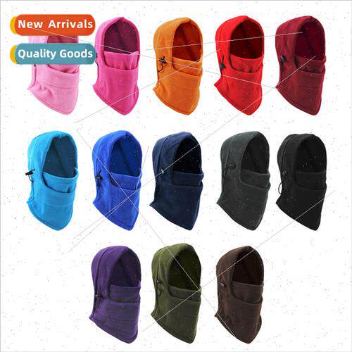 Outdoor sports riding warm cap windproof cap neck bib thicke