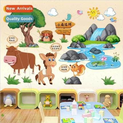 Wall Stickers Pony Crossing Children Cartoon Animation Theme