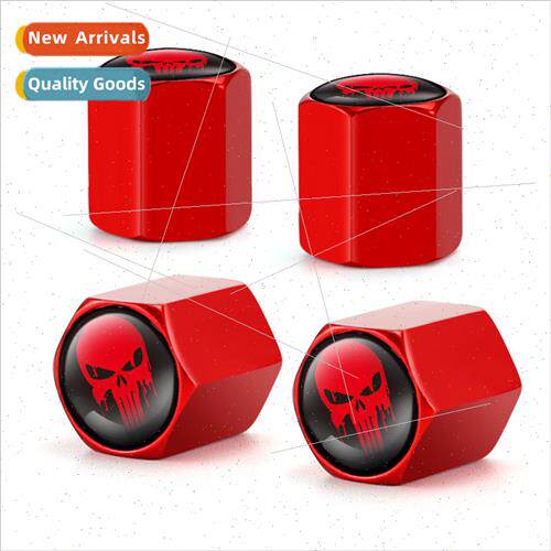 New skull aluminum alloy car motorcycle valve tip motorcycle