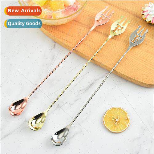 F 适用k bar spoon double head dual-use 304 stainless steel b