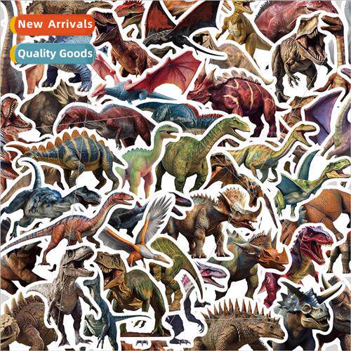 50 cartoon Jurassic dinosaur graffiti stickers decorative DI