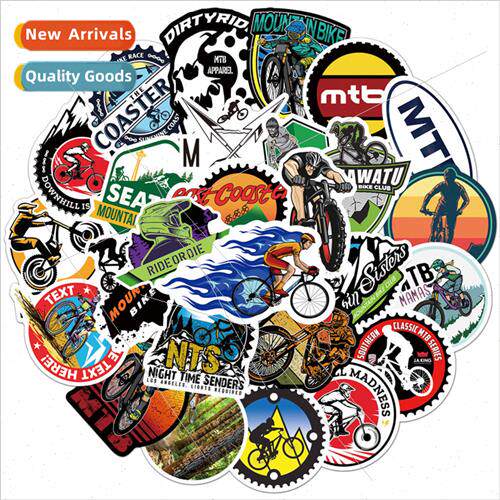 50 Mountain Bike Graffiti Stickers Waterproof ggage Laptop S