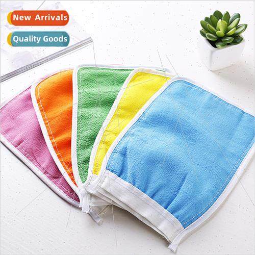 Korean magic no scrub bath towel shower back scrub gloves ba