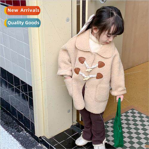 Girls fall and winter jacket 2023 new 适用eign- Korean  of t