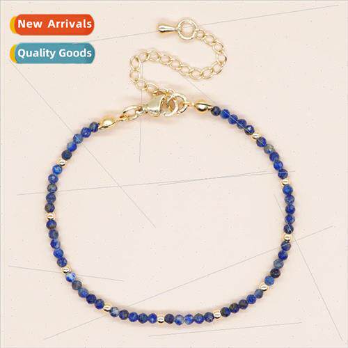 New Design Bohemian Style Frosted Lapis Lazuli Copper Beads