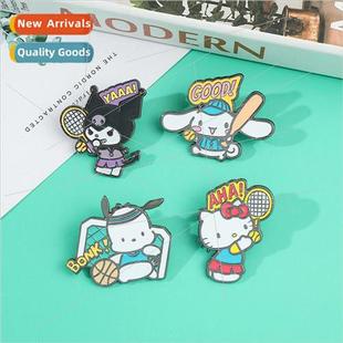 badge metal dog cinnamon dai star brooch series Kuromi