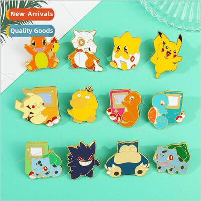 Pokémon Pikachu pin oil drop pendant creative cartoon anima