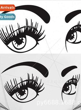 New sexy beauty eyes car stickers D-821 Totem hood car stick