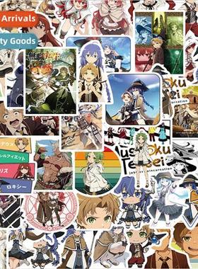 50 pcs of Japanese manga jobless reincarnation graffiti stic