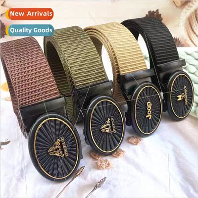 Fall and Winter Outdoor Faux Nylon Belt Automatic Toothless