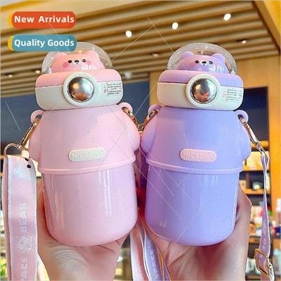 Astronautics bear small belly  cup girls cute high-color val