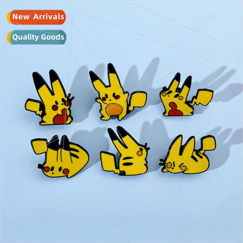 Cute cartoon creative Pikachu brooch Pokémon Pokémon Poké