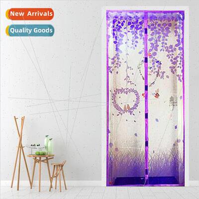 Summer anti-mosquito door curtain mple type magnetic soft sc