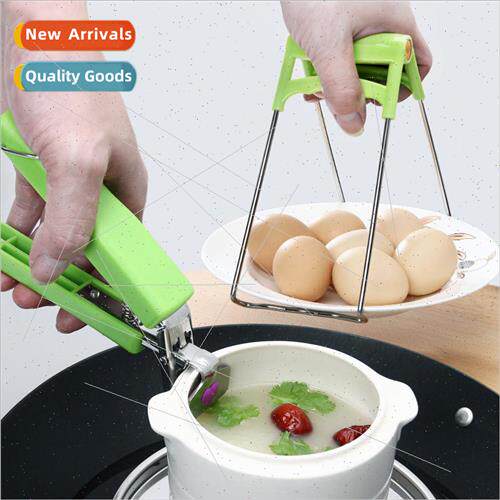 Stainless steel take bowl clip -slip household anti-scald cl