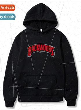 Backwoods Mens Sweatshirt Printed Pullover Casual Hoodie Men