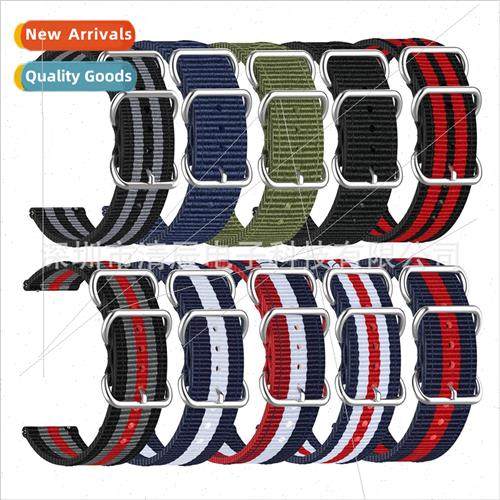 18mm 20mm 22mm wide universal nylon canvas raw ear  smart sp