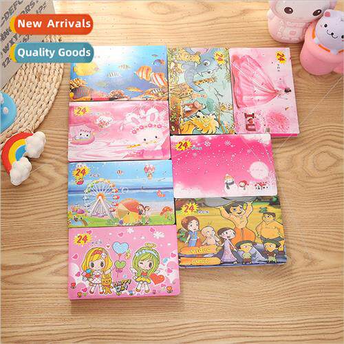 Childrens stationery 24-piece boxed set of watercolor crayon