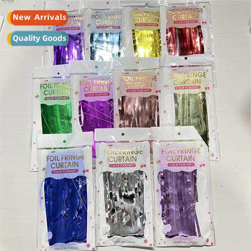 1*2 meters 1.6 silk thick ordinary glossy rain curtain tasse