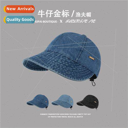 Cowboy fisherman hat    sun hat female summer spring and fal