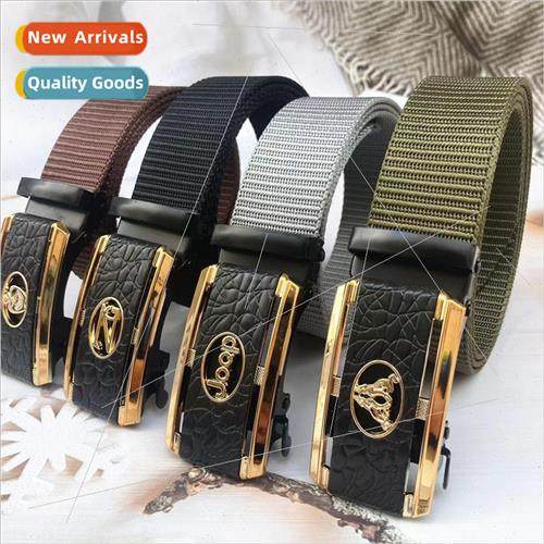 Outdoor Sports Toothless Automatic Faux Nylon Mens Gold Blac