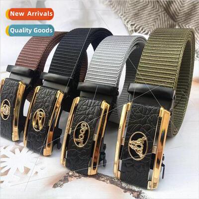 Outdoor Sports Toothless Automatic Faux Nylon Mens Gold Blac