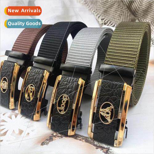 Outdoor Sports Toothless Automatic Faux Nylon Mens Gold Blac