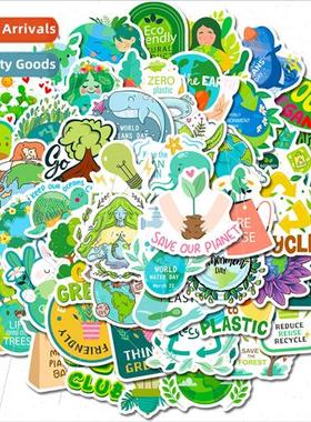 50 Protect the Environment Stickers Nature Green Public Serv