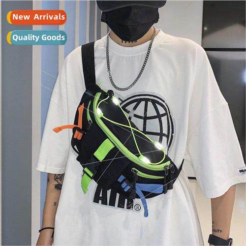 ins  chest bag cool Hong Kong  couple crossbody bag new spor