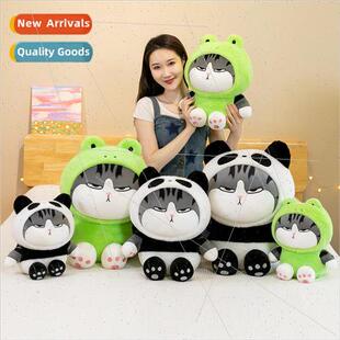 2023 new dorky plush toys cute kitten pillow 适用 girls soft