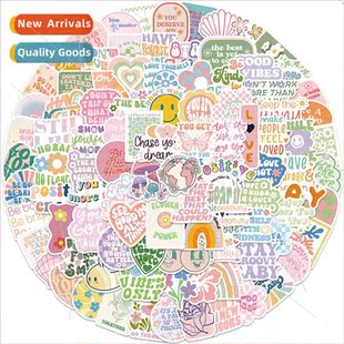 Danish girls pink graffiti person 100 stickers inspirational