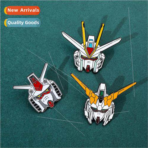 Cartoon animation robot Gundam pin personality creative mobi