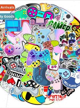 50 gamepad graffiti stickers luggage car laptop refrigerator